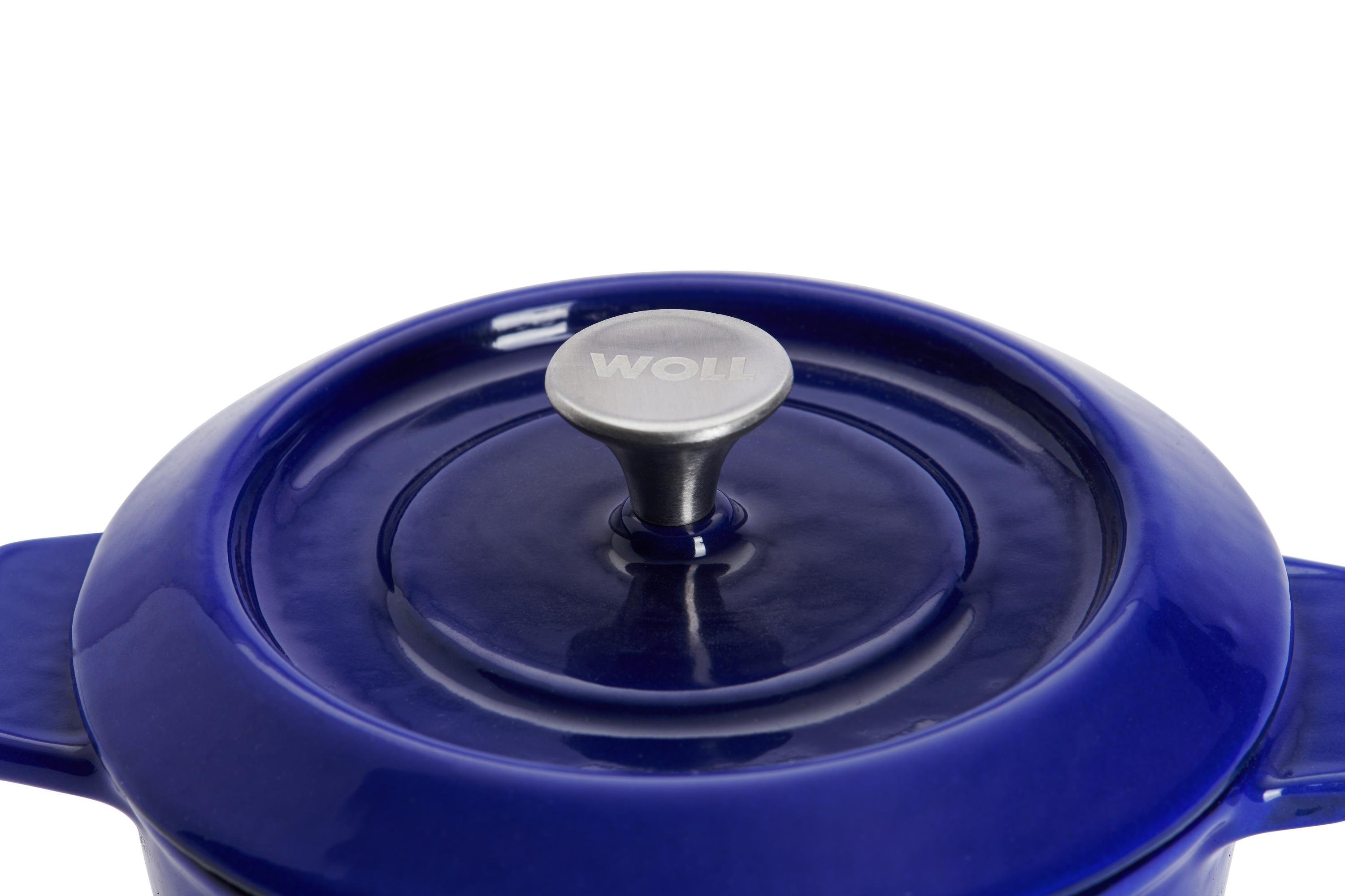 Iron Guss-Mini-Kasserolle mit&nbsp;Deckel, 2-tlg. Detailansicht | Cobalt Blue | Alle Herdarten inkl. Induktion | 10cm