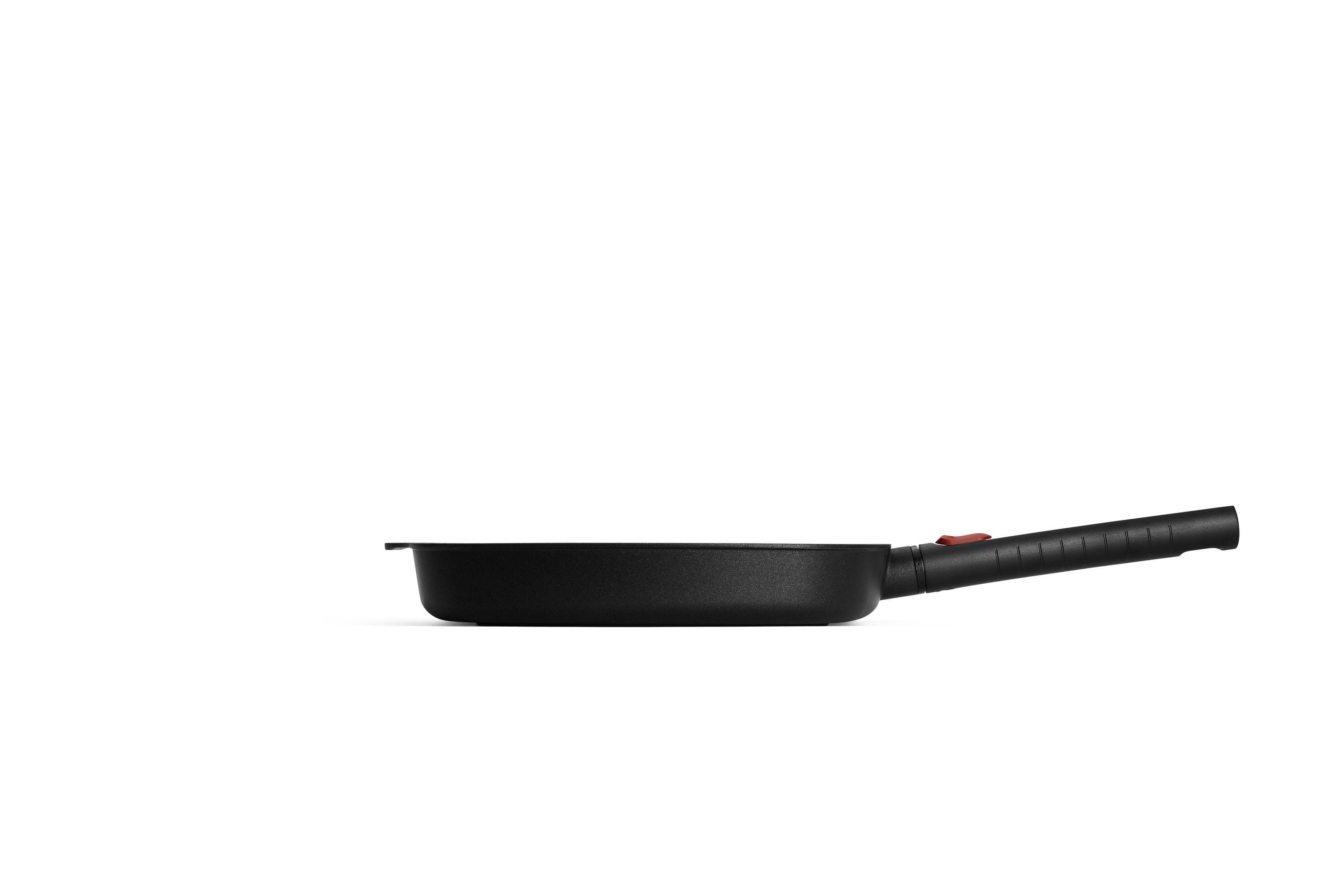 Logic XR Pfannen-Set, 4-tlg., 28 x 28 cm + 24 x 24 cm Seitenansicht