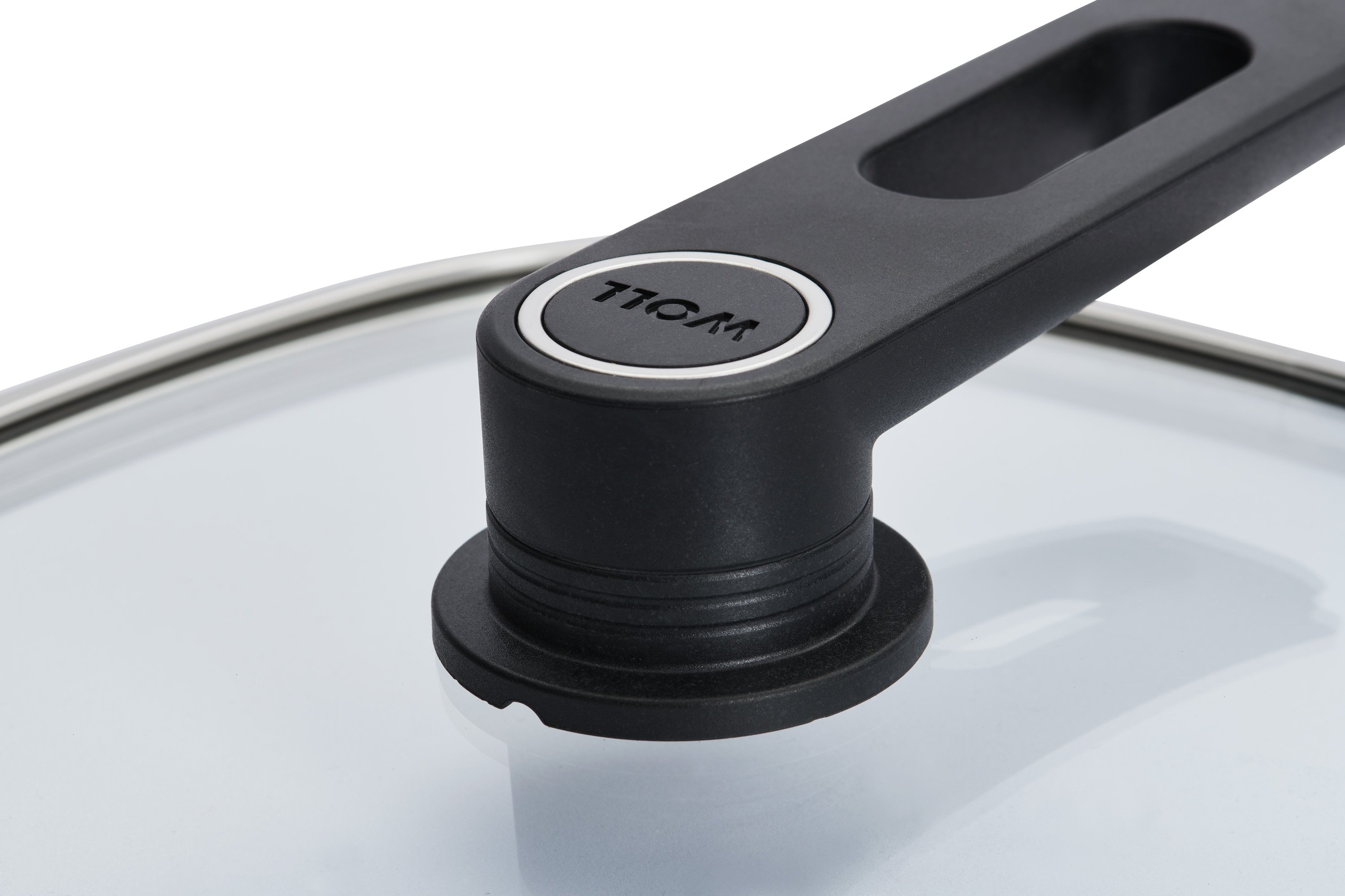 Smart Lid Sicherheitsglasdeckel, viereckig Detailansicht | 24x24cm