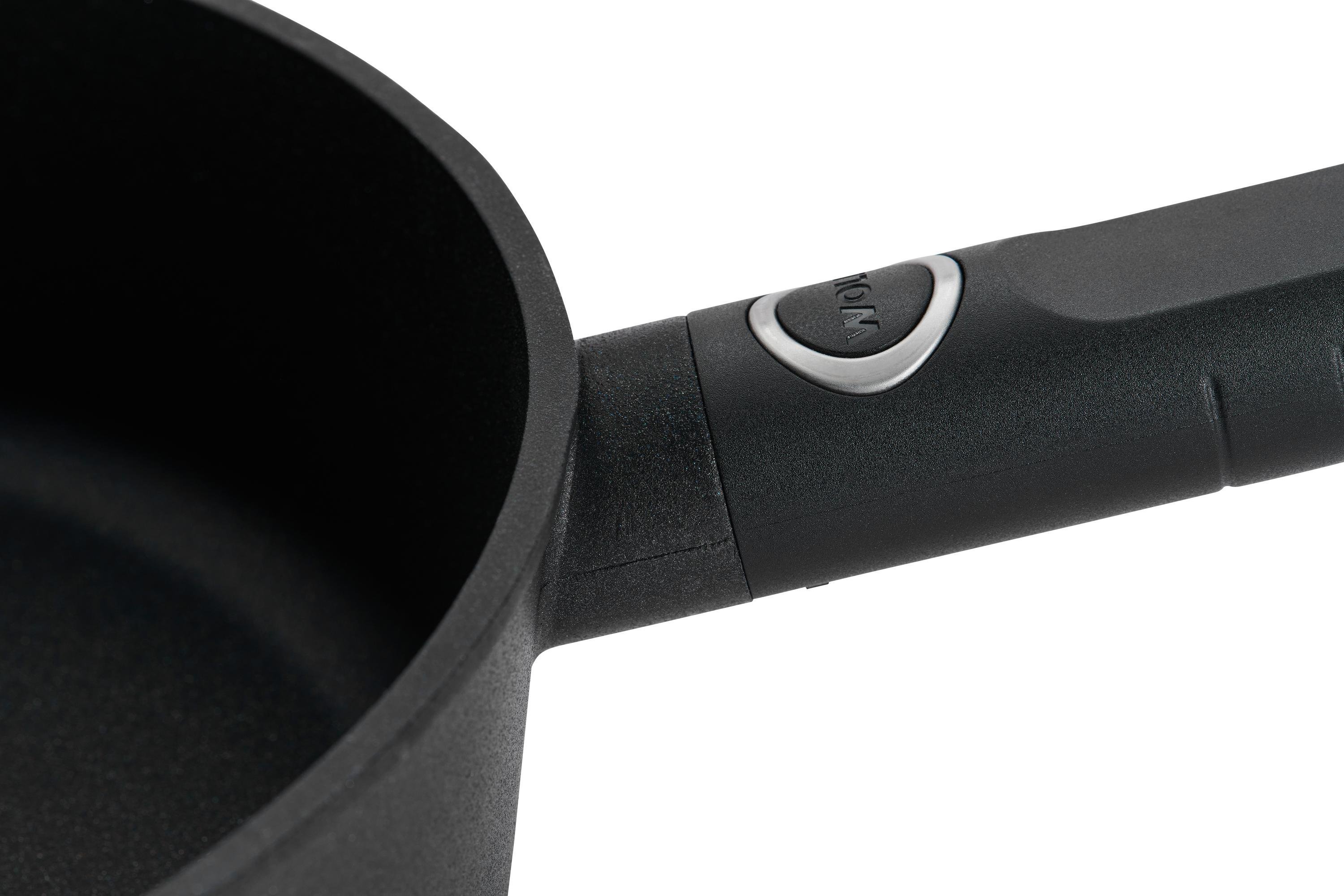 Logic XR Guss-Hochrandpfanne Detailansicht | Stiel - Fest | Alle Herdarten inkl. Induktion | 28cm