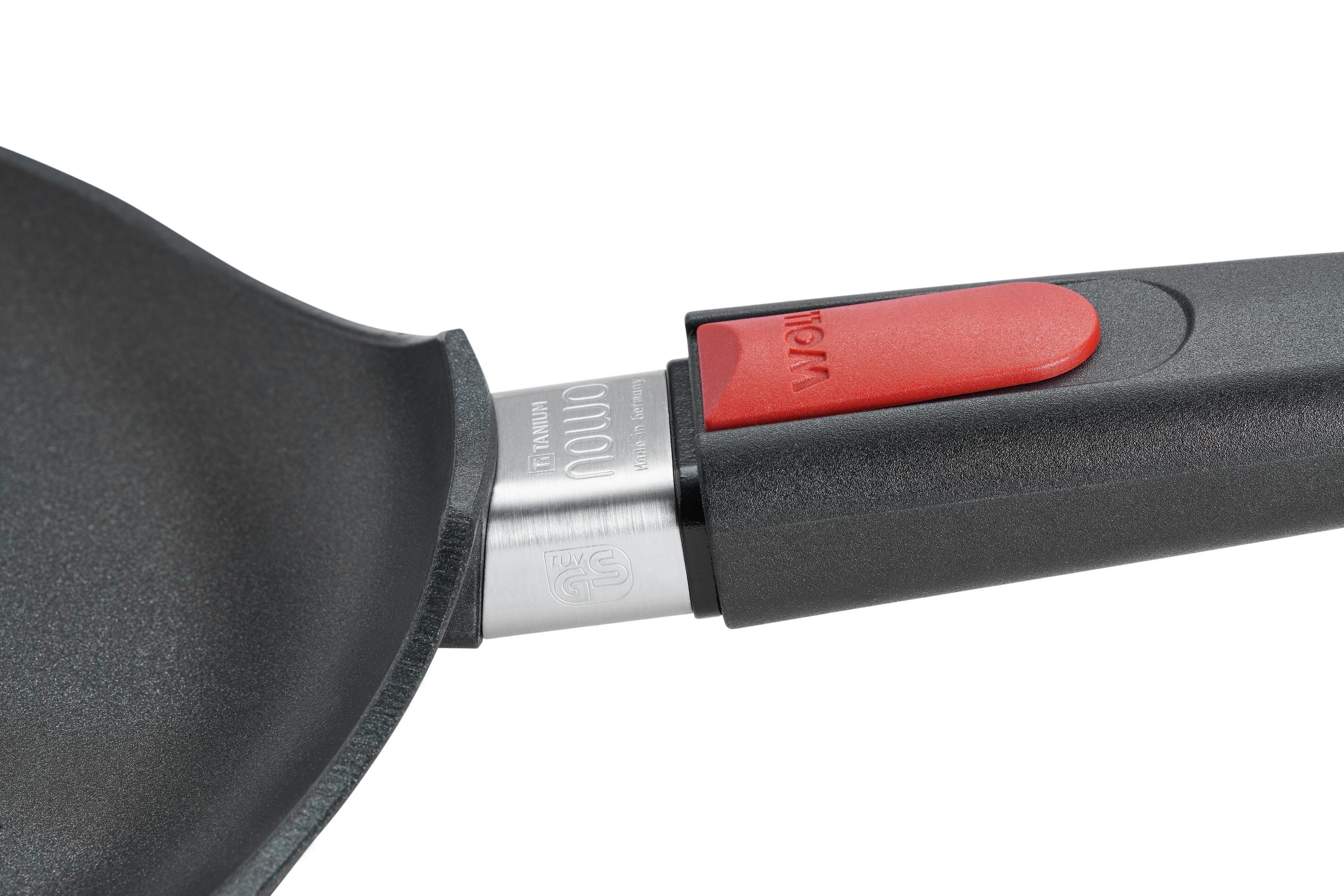 Nowo Titanium Guss-Crêpepfanne Detailansicht