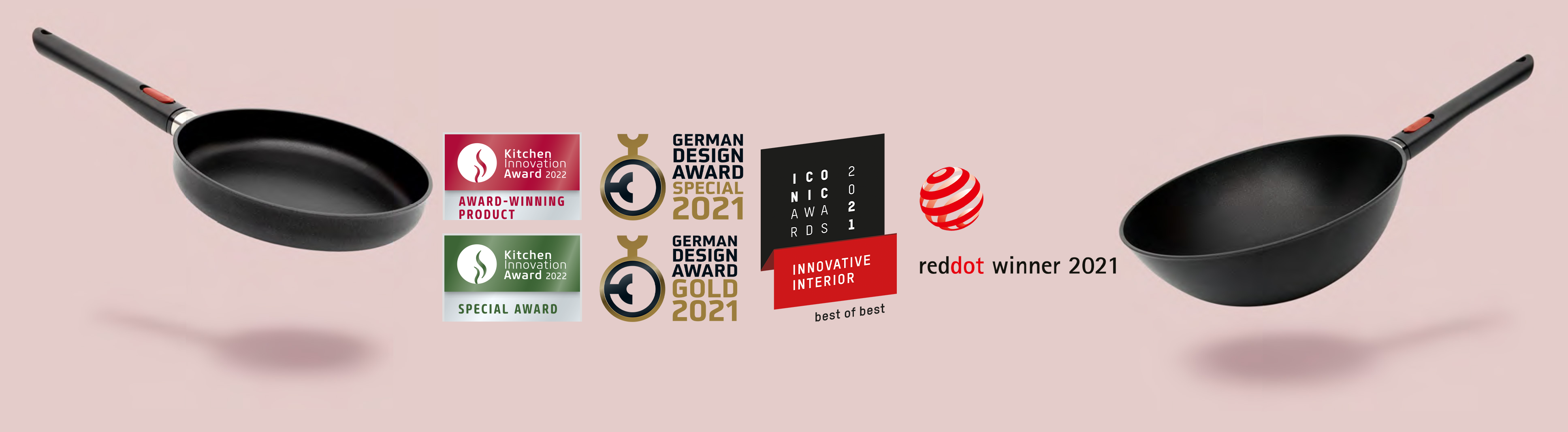 Die Serie Eco Lite wurde mit dem Kitchen Innovation Award 2022 in den Kategorien Award-Wining Product und Special Award ausgezeichnet. Zudem erhielt sie den German Design Award 2021 in den Kategorien Special und Gold sowie den Iconic Award 2021: Innovativ