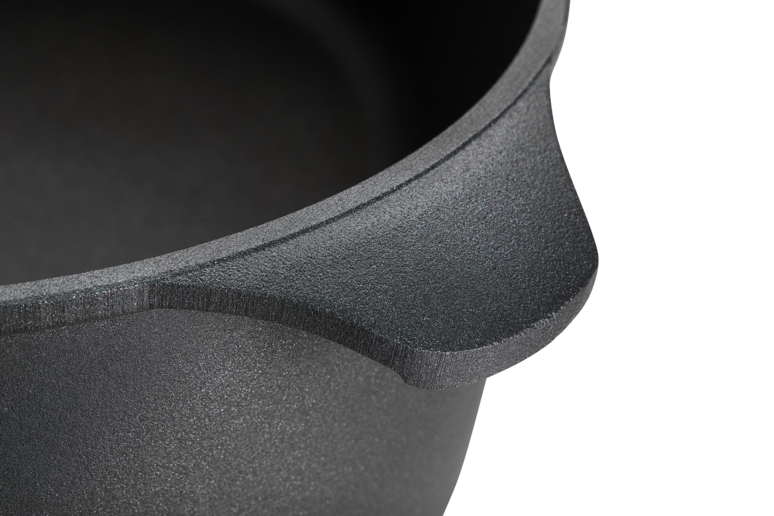 Nowo Titanium Gussbräter Detailansicht | Ceran, Gas, Elektro, Halogen | 40x27cm