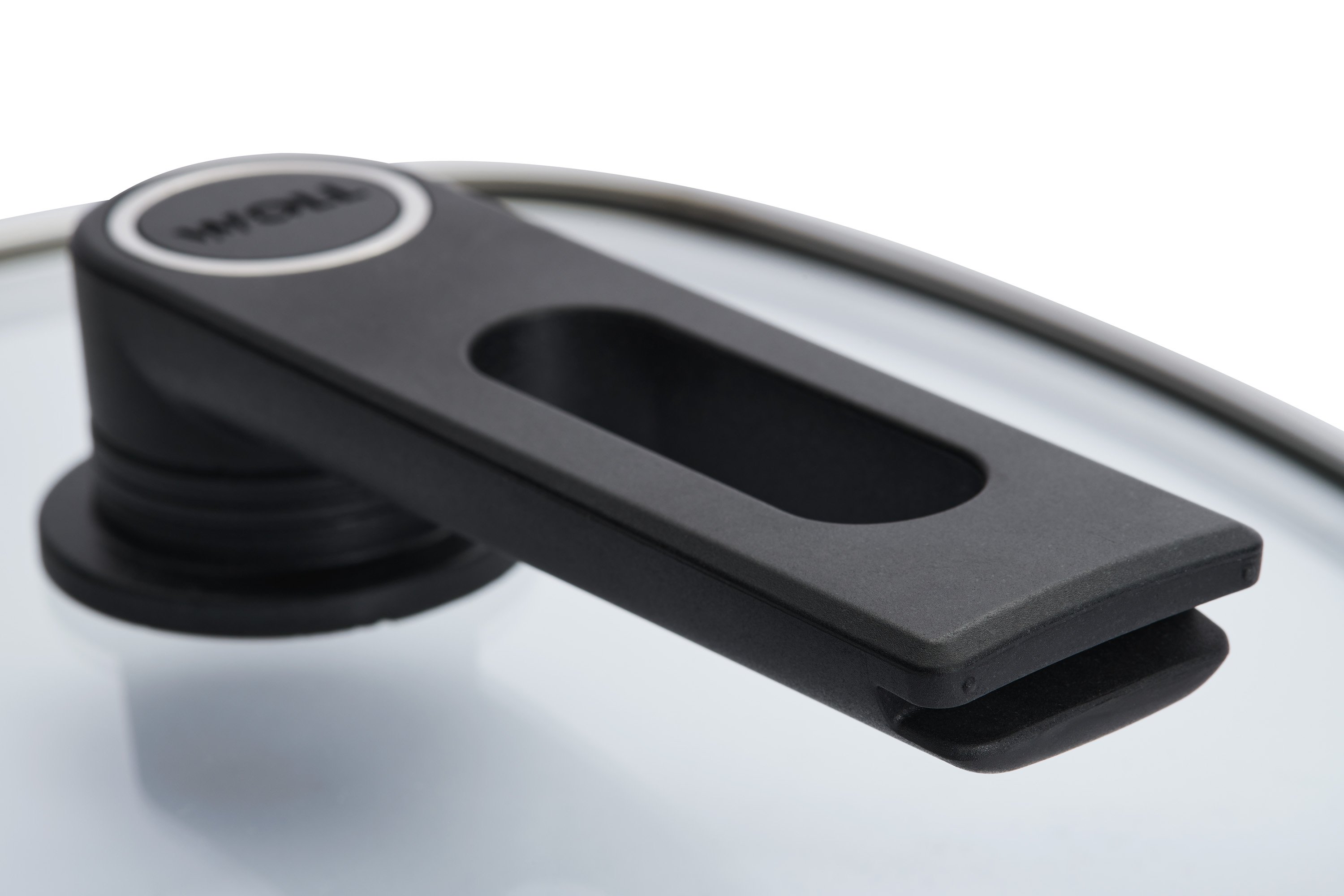 Smart Lid Sicherheitsglasdeckel, viereckig Detailansicht | 24x24cm