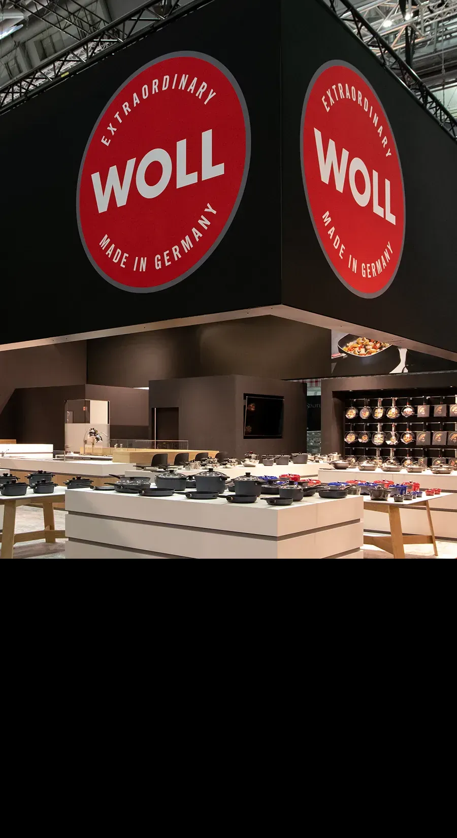 Woll Messestand.