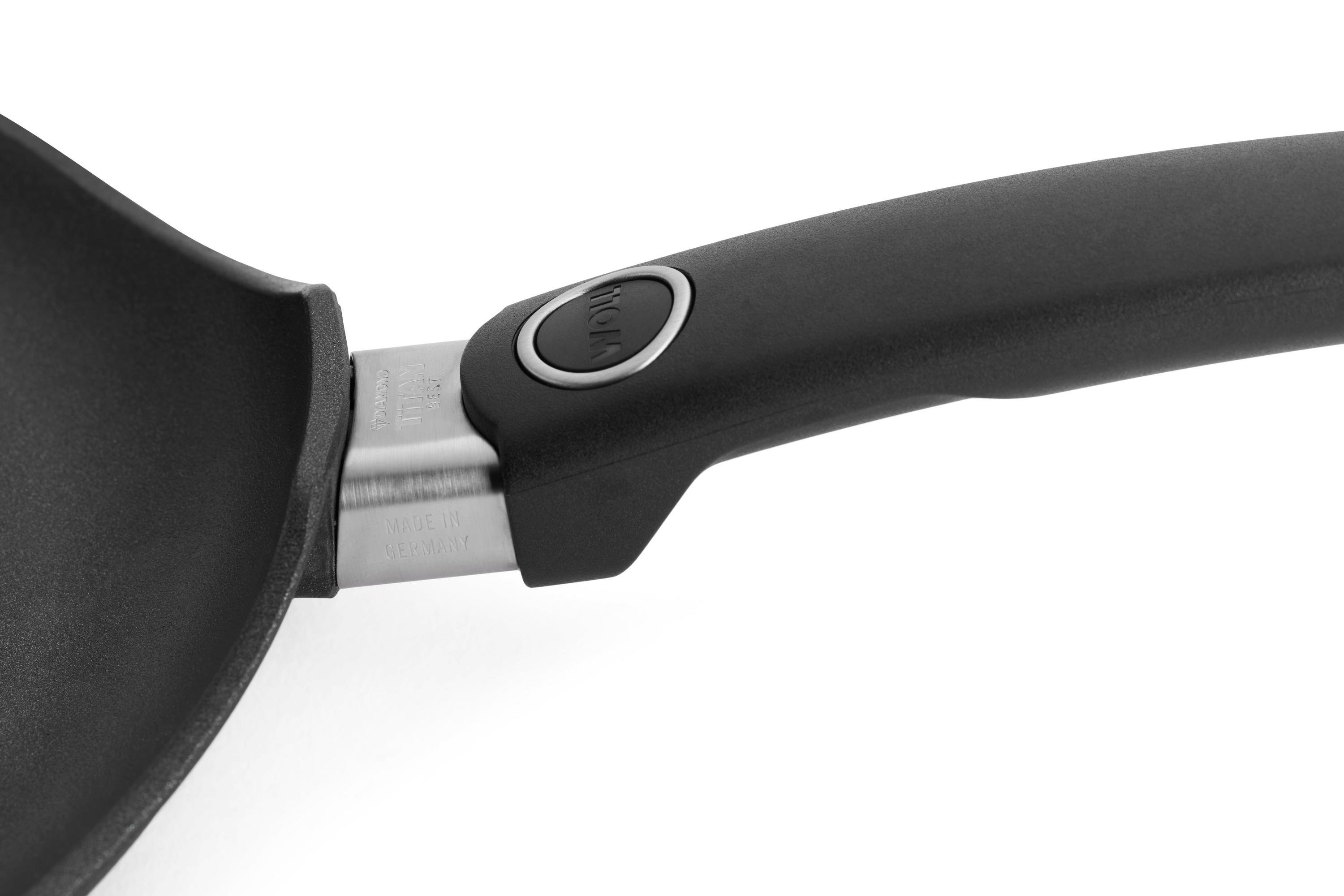 Titan Best Guss-Crêpepfanne Detailansicht | Stiel - Fest | Ceran, Gas, Elektro, Halogen | 26cm