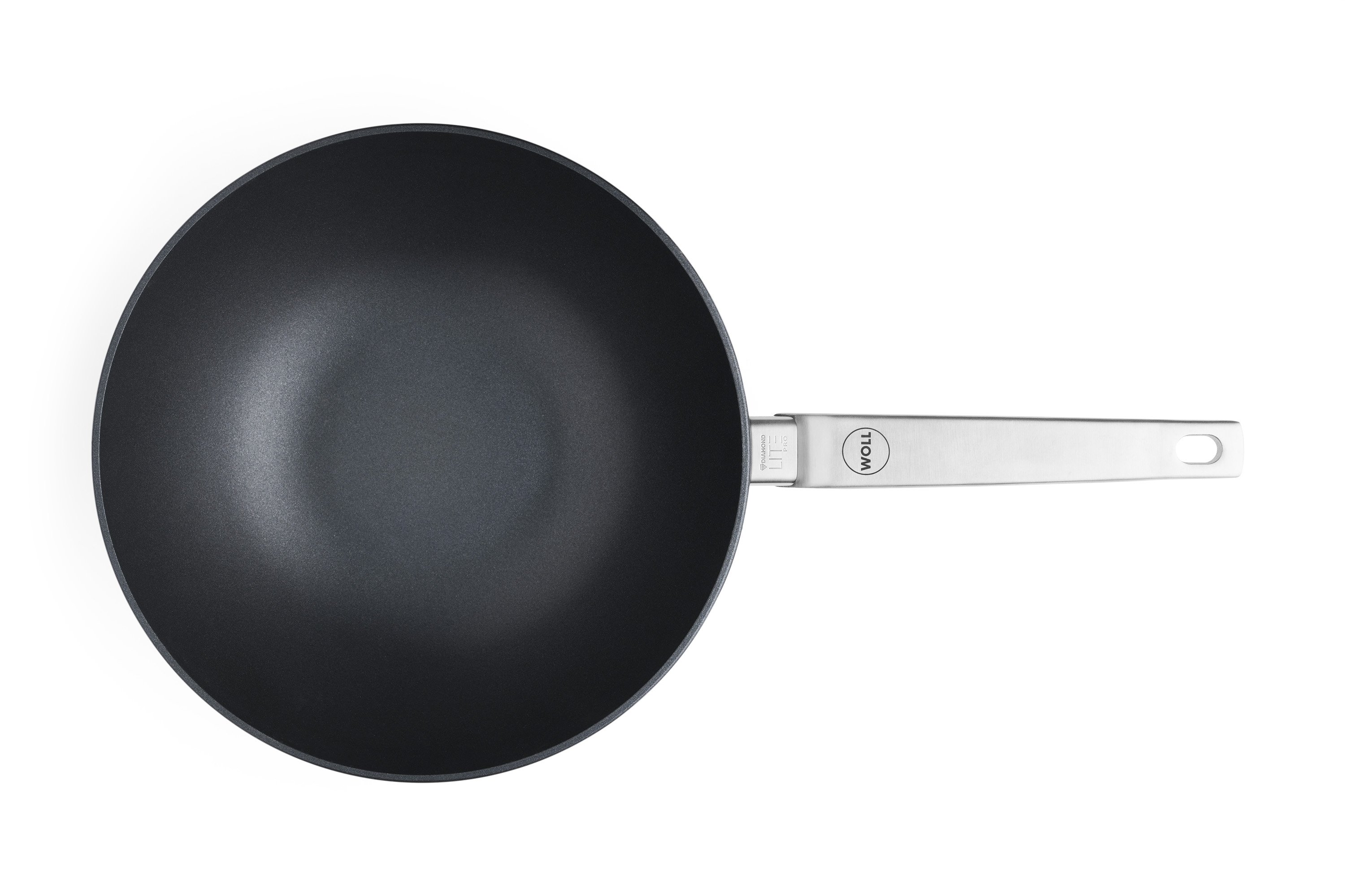 Diamond Lite Pro Guss-Wok- und Rührpfanne Draufsicht | Alle Herdarten inkl. Induktion | 30cm