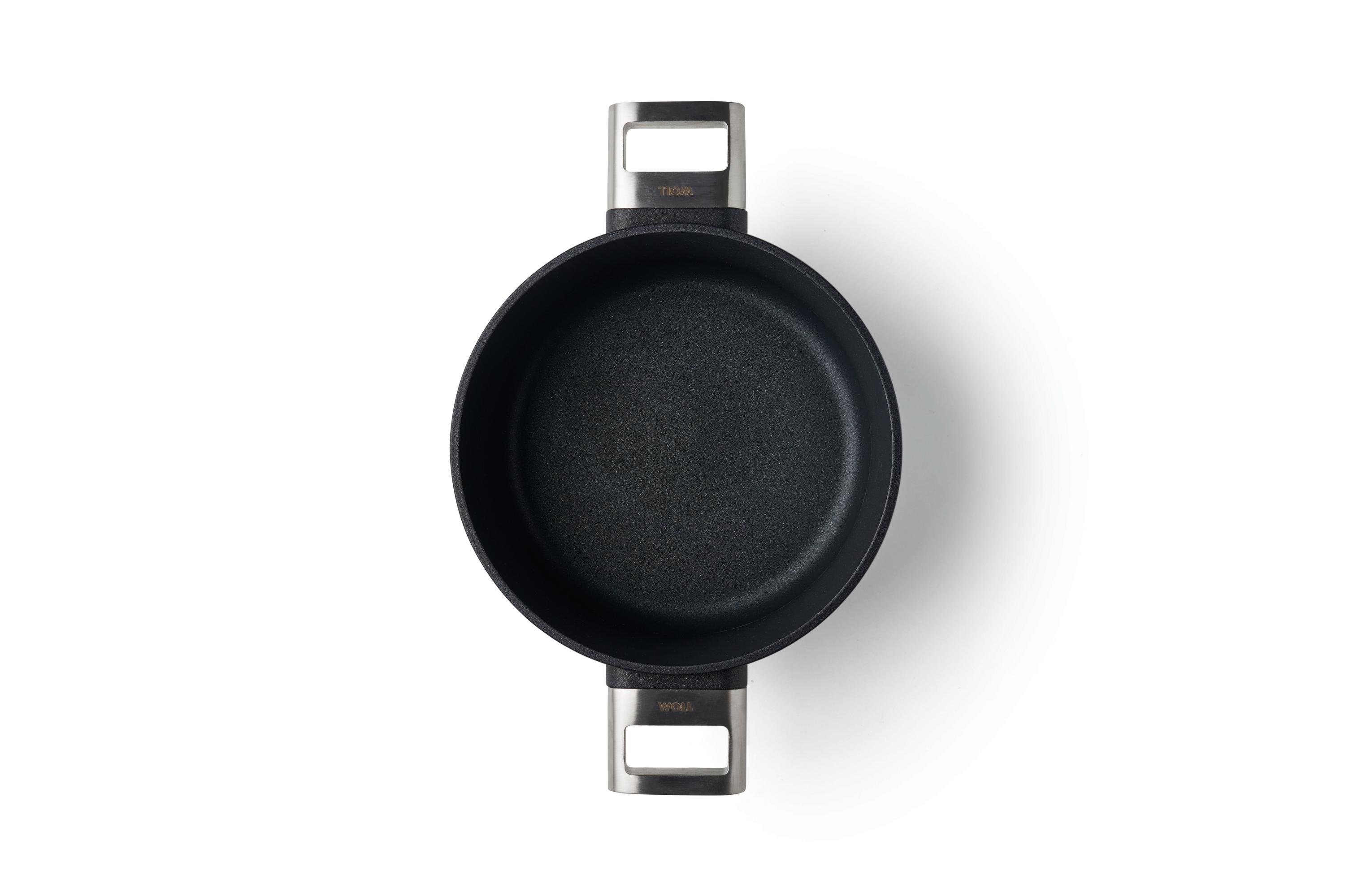 Logic XR Gusstopf, mit Deckel Draufsicht | Edelstahl Griff | 20cm | Alle Herdarten inkl. Induktion