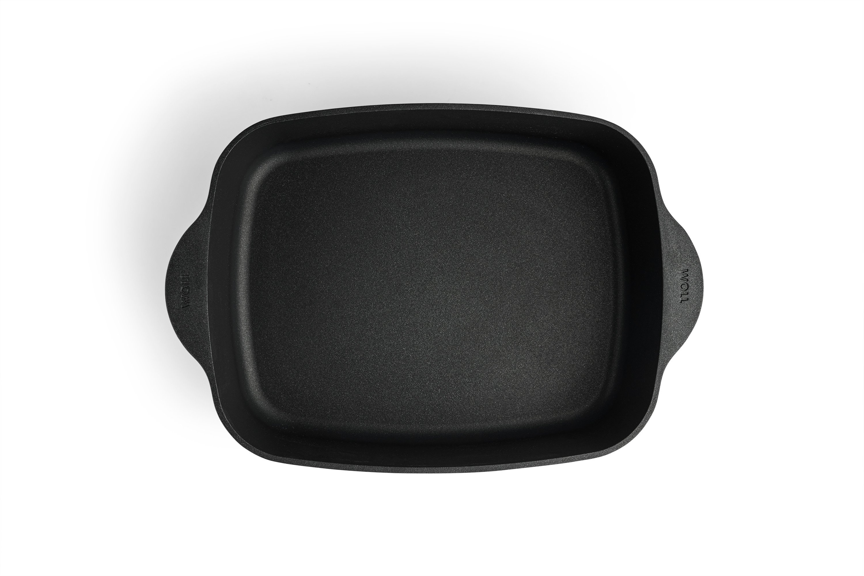 Logic XR Gussbräter mit Silikongriffen Draufsicht