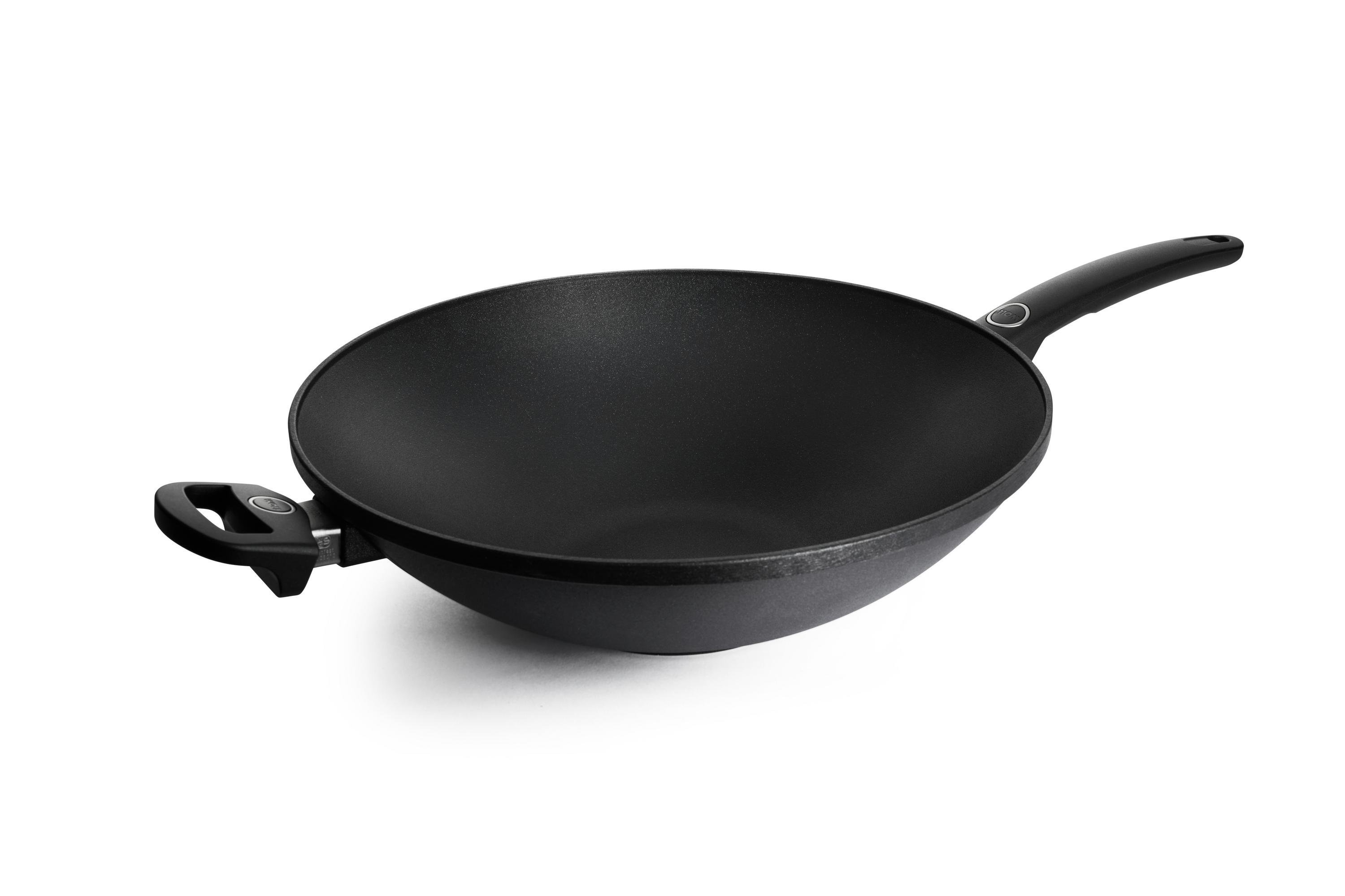Titan Best Guss-Wok- und Rührpfanne | Ceran, Gas, Elektro, Halogen | 36cm