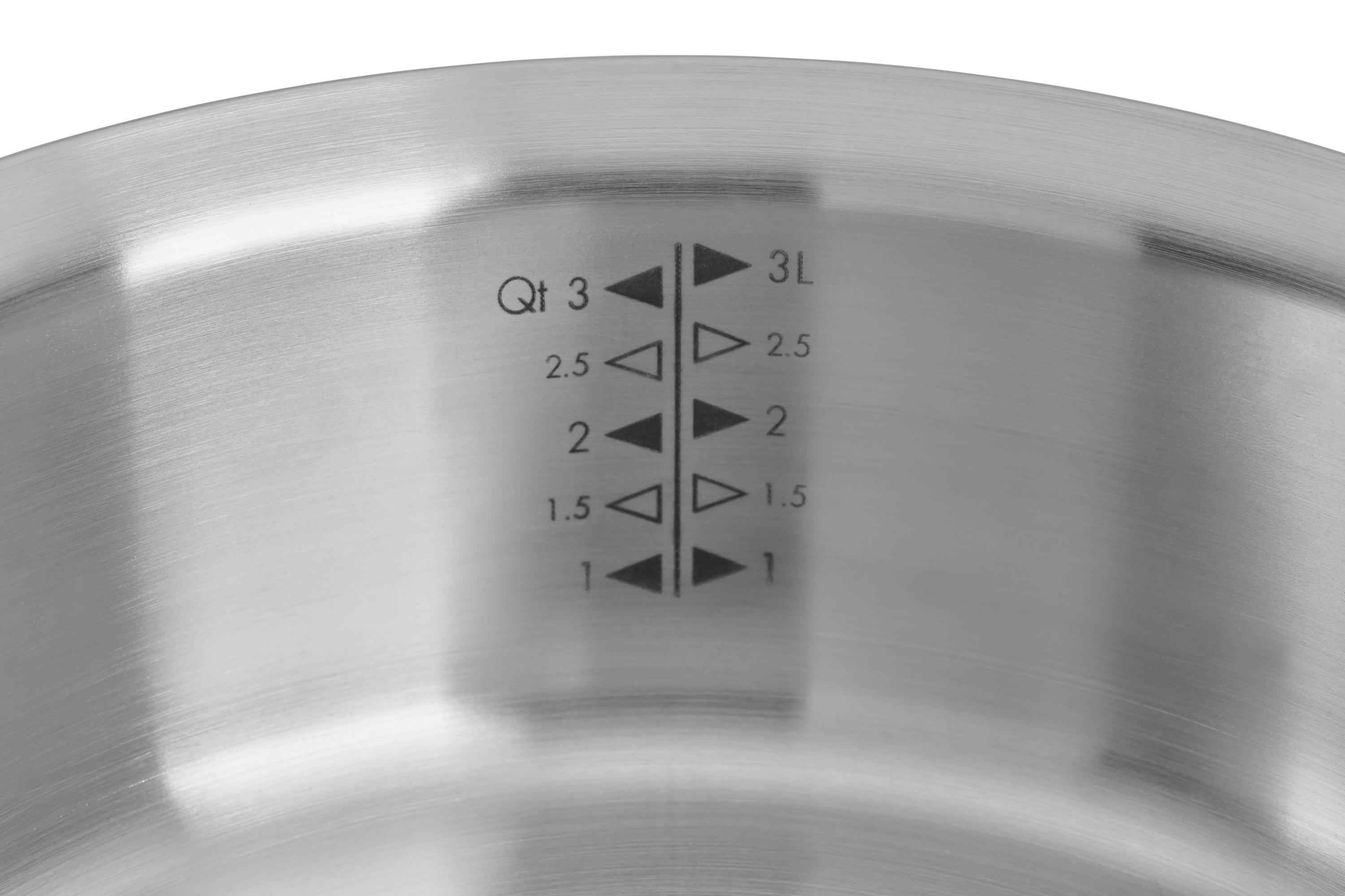 824CO_Scale_Detail Concept Pro Bratentopf mit Deckel Detailansicht | Alle Herdarten inkl. Induktion | 24cm