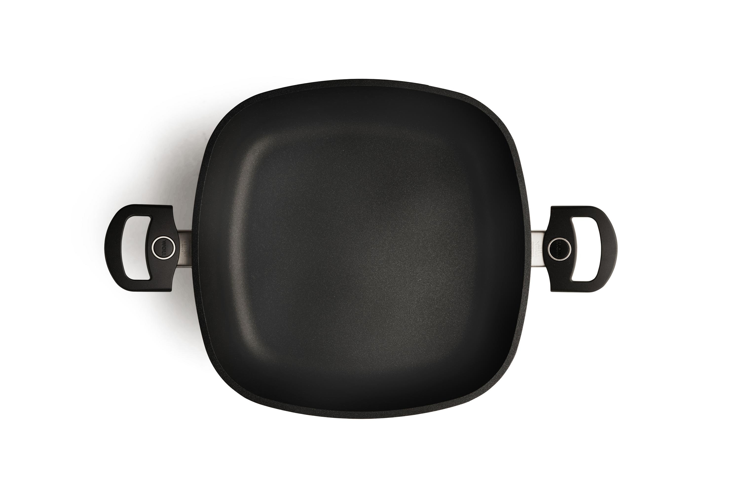 Titan Best Guss-Kasserolle, viereckig Draufsicht | Ceran, Gas, Elektro, Halogen | 28x28cm