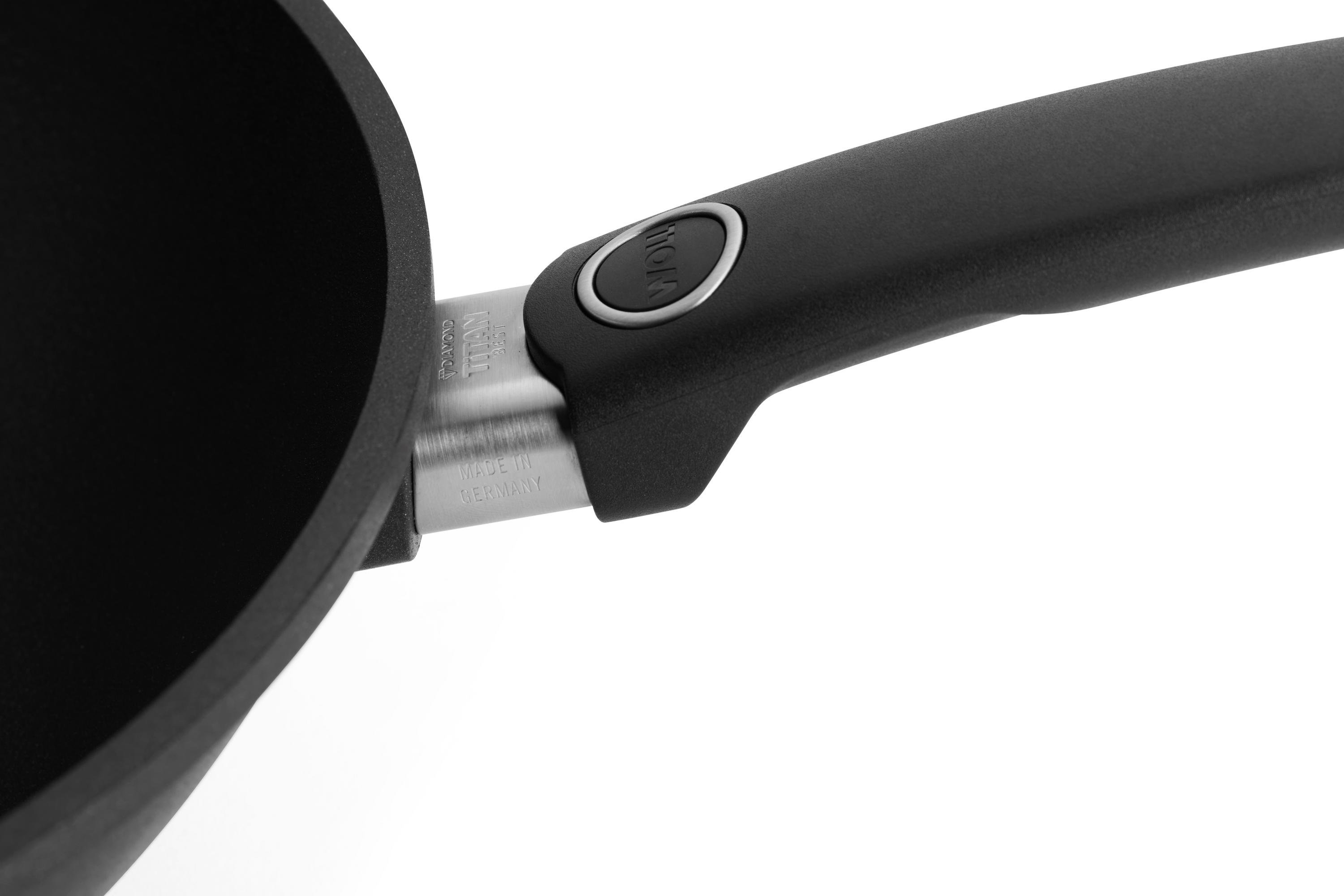 Titan Best Guss-Wok- und Rührpfanne Detailansicht | Ceran, Gas, Elektro, Halogen | 36cm