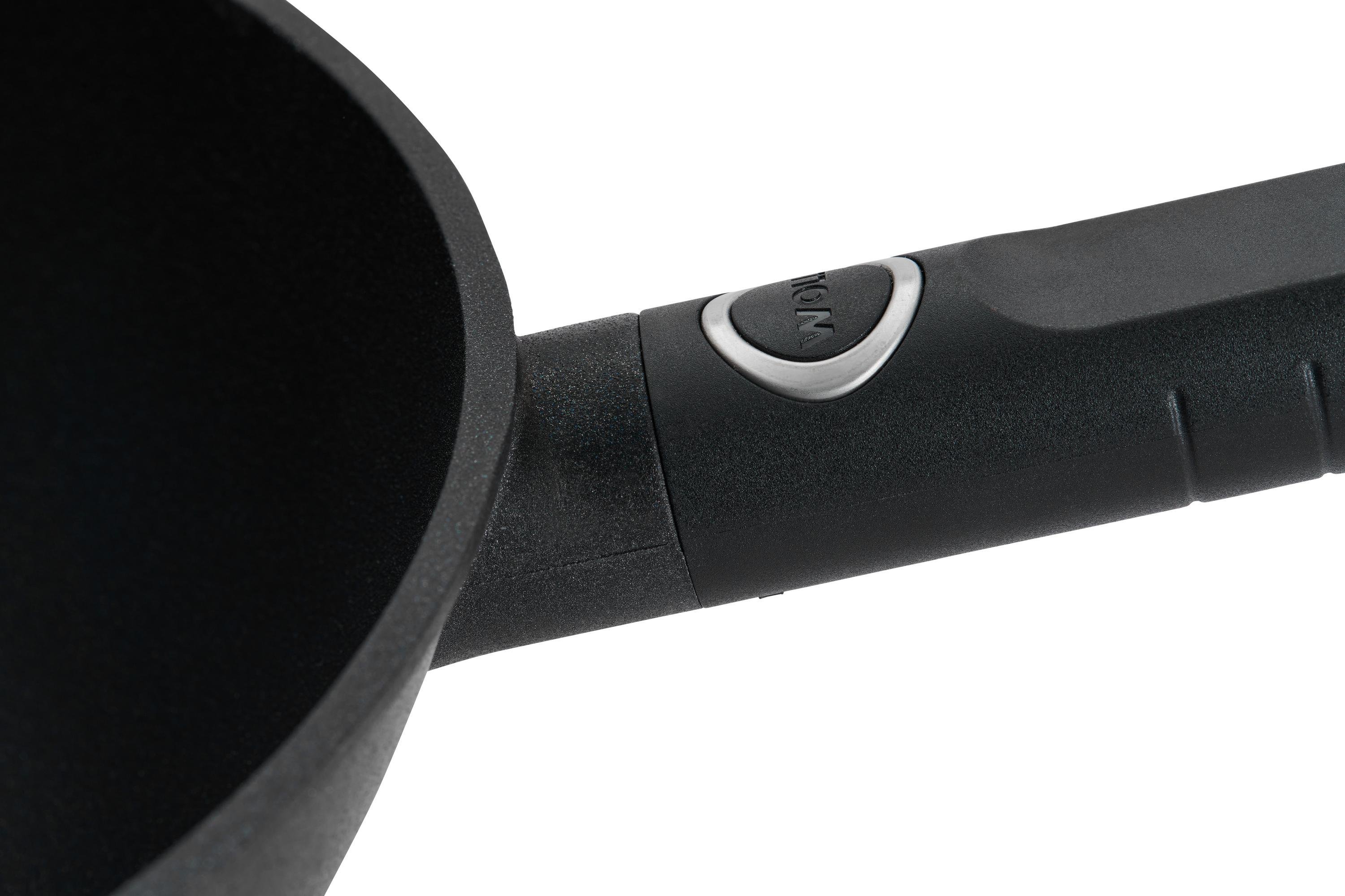 Logic XR Guss-Wok- und Rührpfanne Detailansicht | Stiel - Fest | Alle Herdarten inkl. Induktion | 28cm