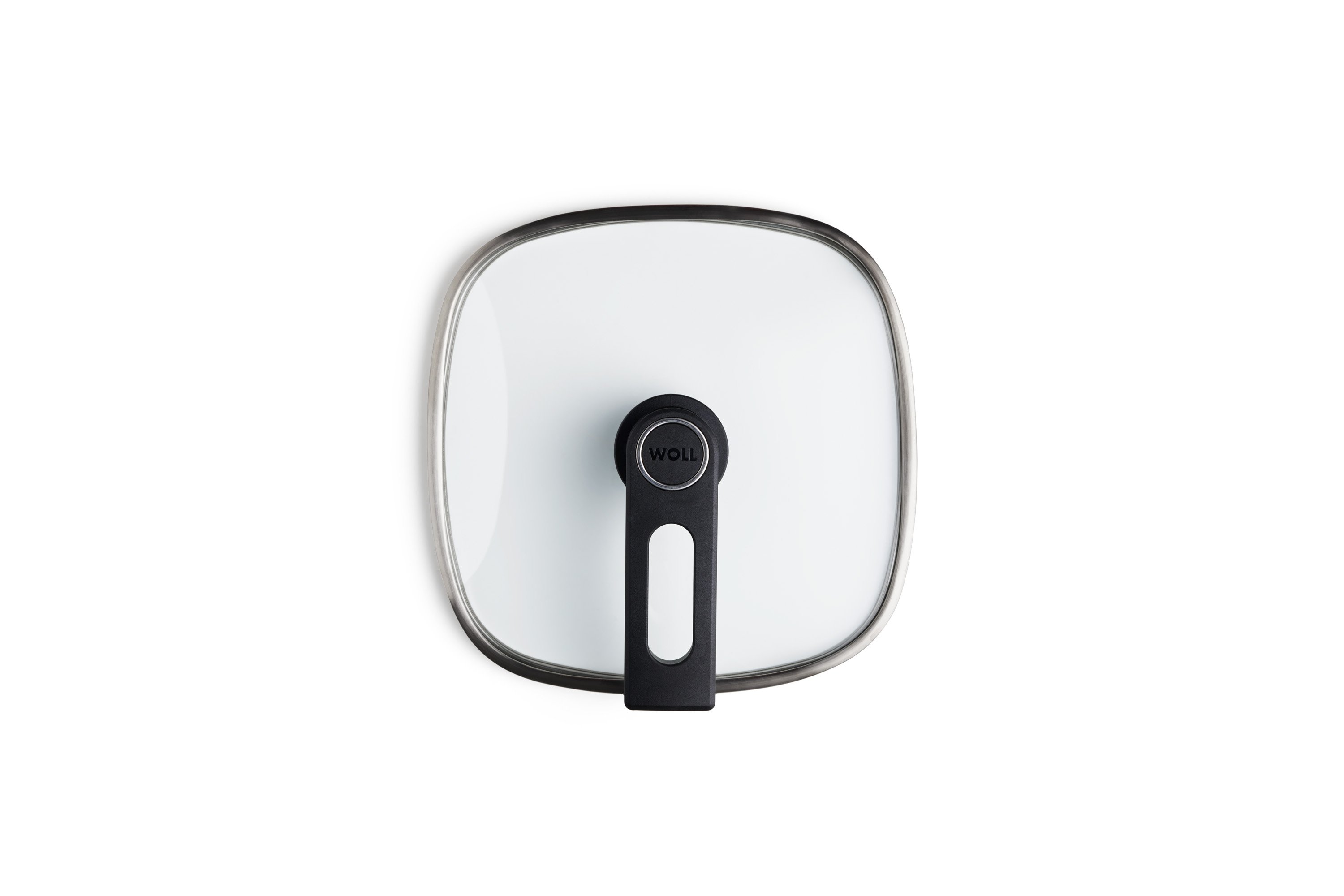 Smart Lid Sicherheitsglasdeckel, viereckig Draufsicht | 24x24cm