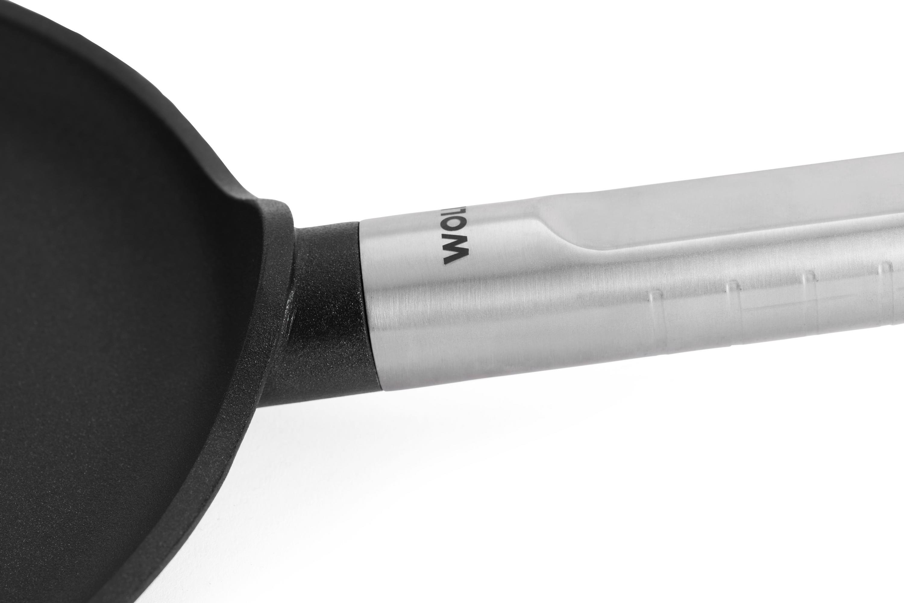 Logic XR Guss-Crêpepfanne Detailansicht | Edelstahl - Fest | Alle Herdarten inkl. Induktion | 26cm