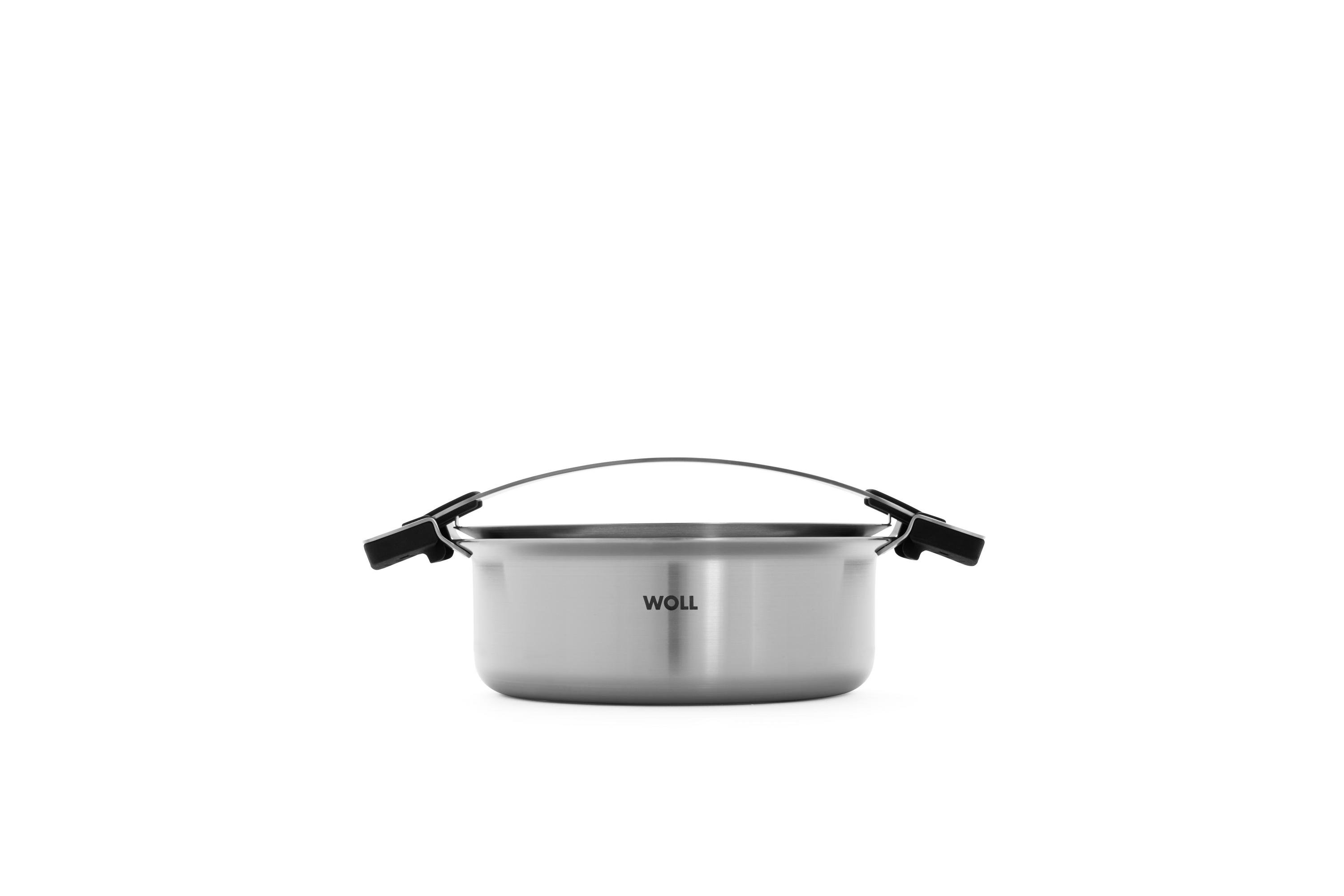 824CO_Lid_Profile Concept Pro Bratentopf mit Deckel Seitenansicht | Alle Herdarten inkl. Induktion | 24cm