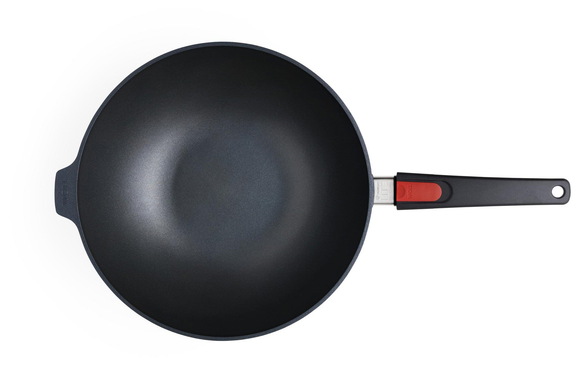 Diamond Lite Guss-Wok- und Rührpfanne Draufsicht | Stiel - Abnehmbar | Ceran, Gas, Elektro, Halogen | 32cm