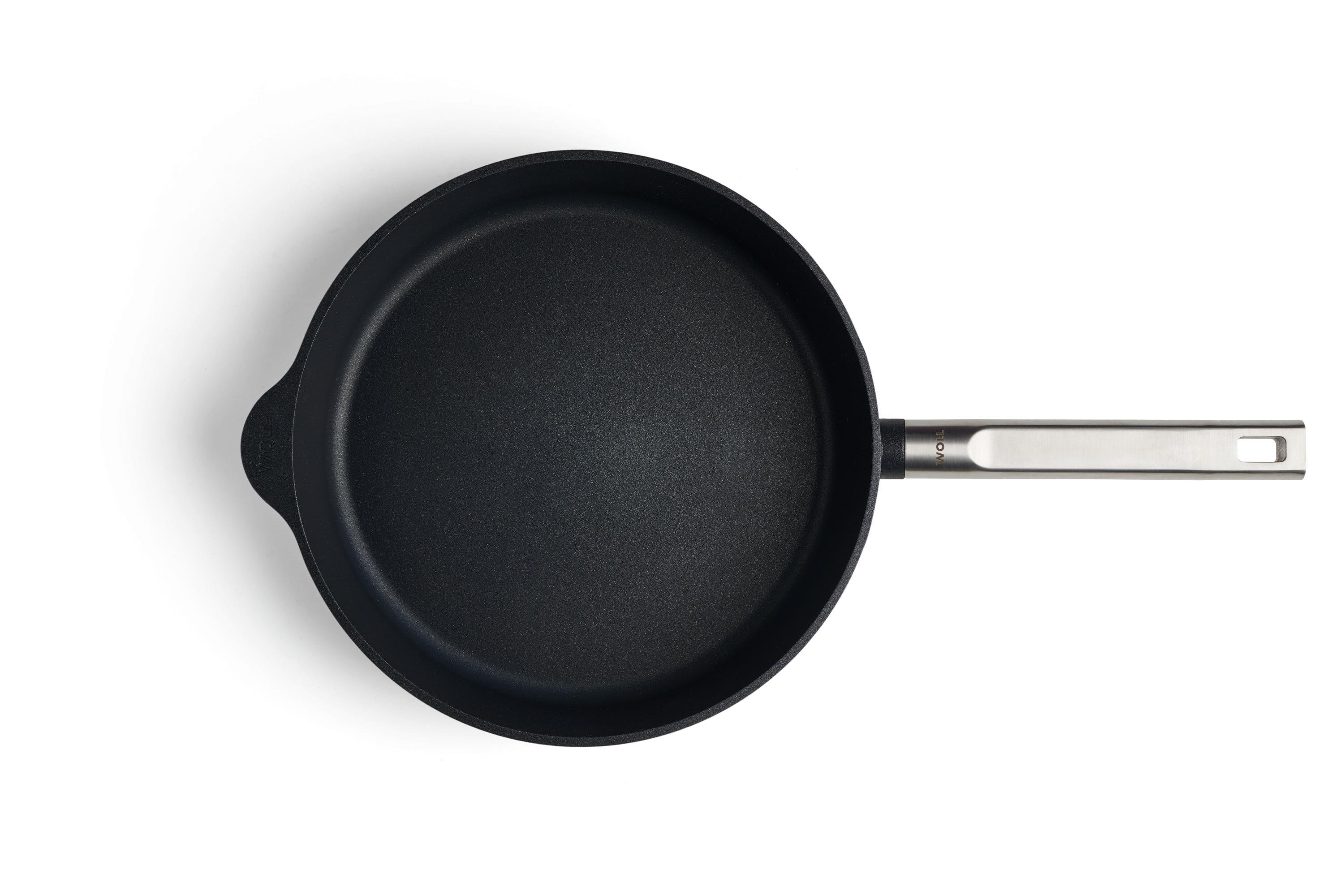 Logic XR Guss-Hochrandpfanne Draufsicht | Edelstahl - Fest | Alle Herdarten inkl. Induktion | 28cm