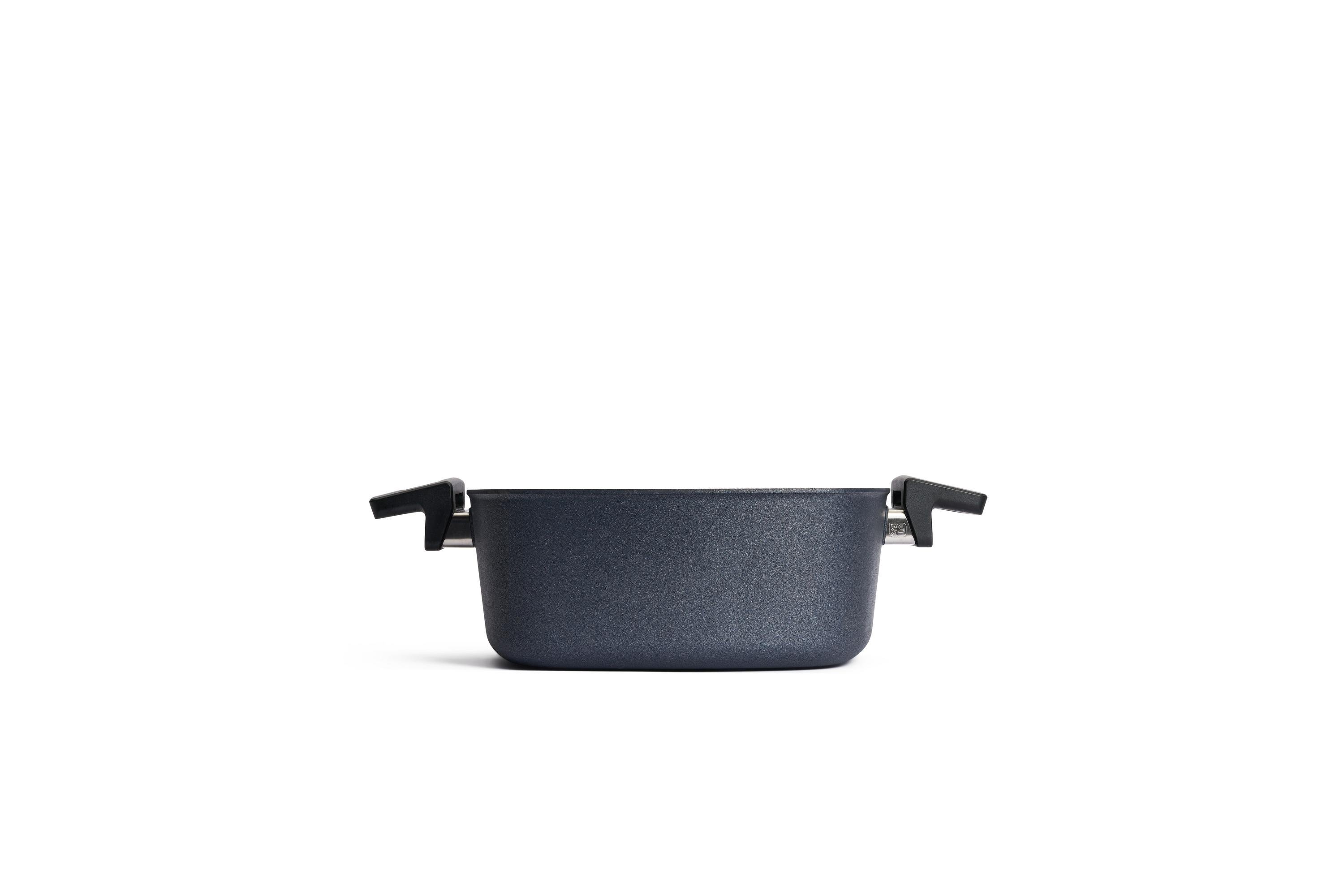 1026-2DAL_1026-2DALI_Profile Diamond Active Lite Guss-Kasserolle, viereckig Seitenansicht | 26x26cm | Ceran, Gas, Elektro, Halogen