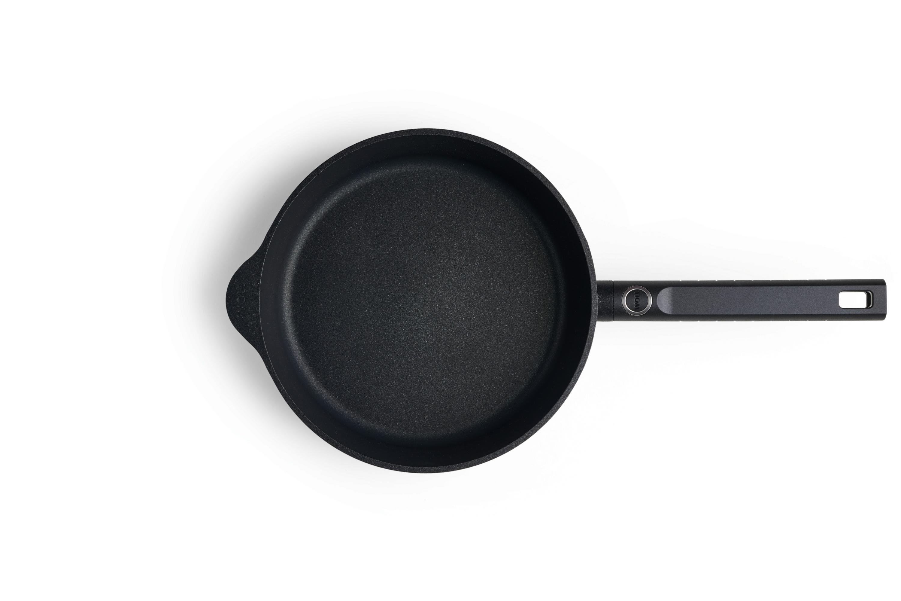 Logic XR Guss-Hochrandpfanne Draufsicht | Stiel - Fest | Alle Herdarten inkl. Induktion | 24cm